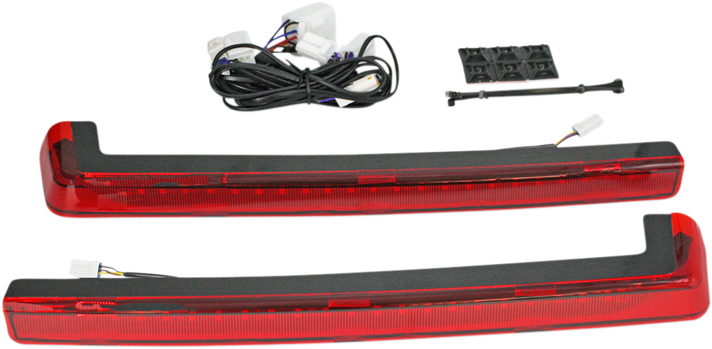 Custom Dynamics LED Run/Brake/Turn Tour-Pak® Arms - Red Lens - '06-'13