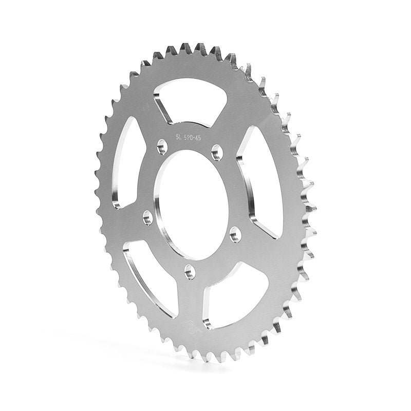Sprocket Aluminium, silver, T46, pitch 525, HP rim