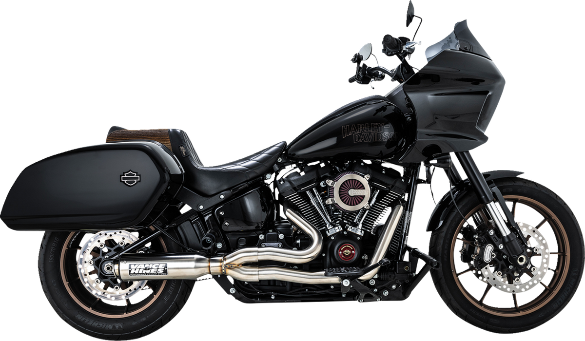 Vance & Hines 2-Into-1 Supersport Exhaust System - Brushed - Softail