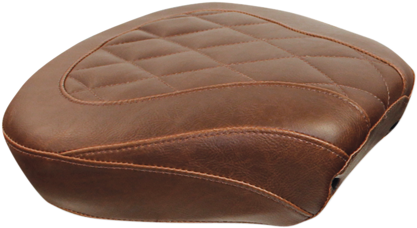 Mustang Wide Tripper Rear Seat - Brown - Diamond - FL '97-'25