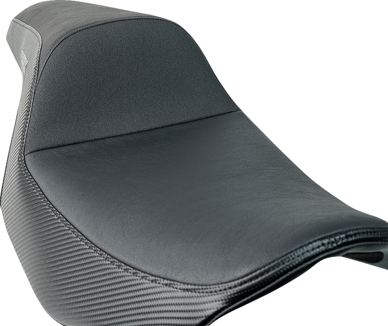 Slyfox Drifter Tour Seat - Vinyl W/ Slipstop - Gray Logo - FL '23-'24