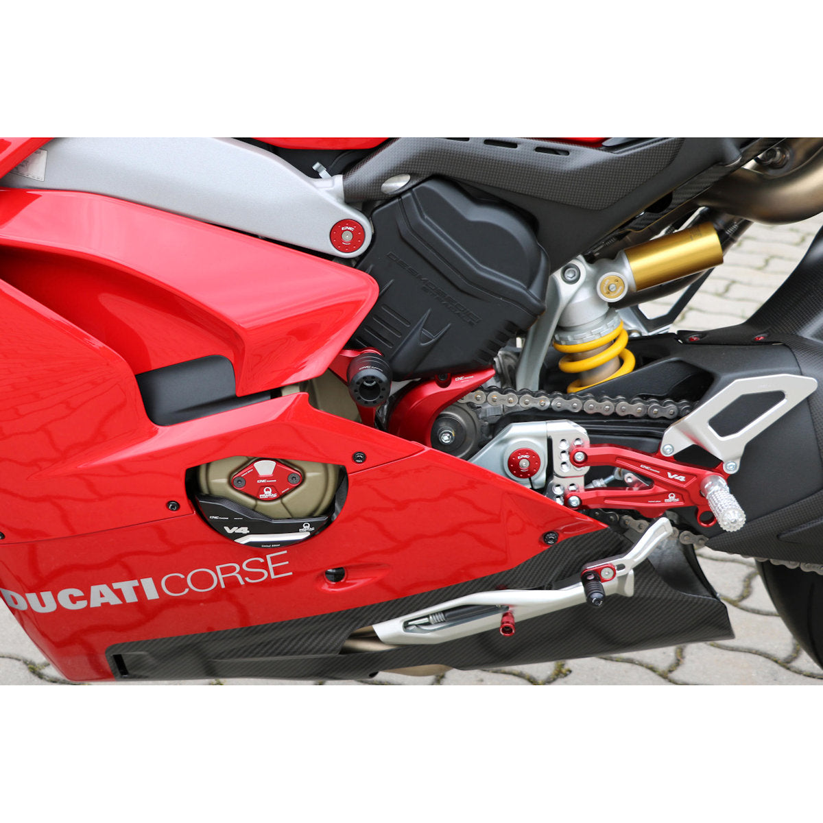 CNC Racing No Cut Frame Slider Kit for Ducati Panigale V4 V4S