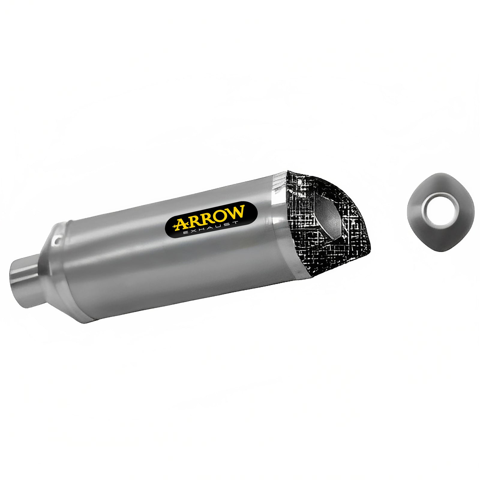 Arrow 71701AK Street Thunder Aluminium Slip On With Carbon End Cap