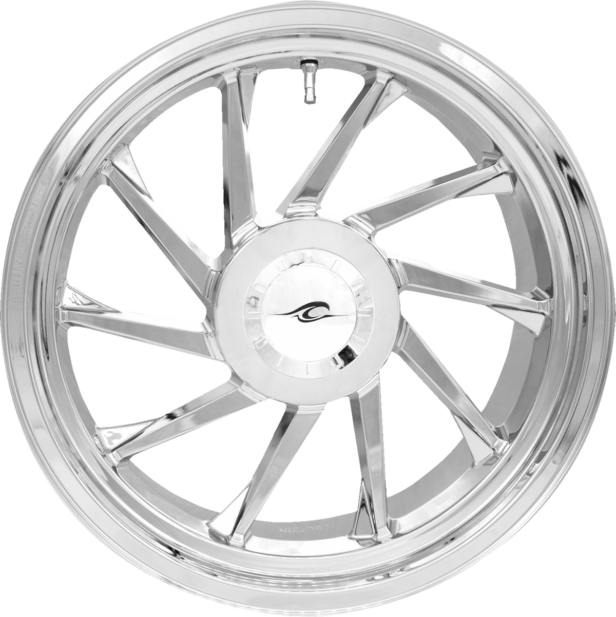 Coastal Moto Wheel - Hurricane 3D - Rear Left - Chrome - 18" - Trike