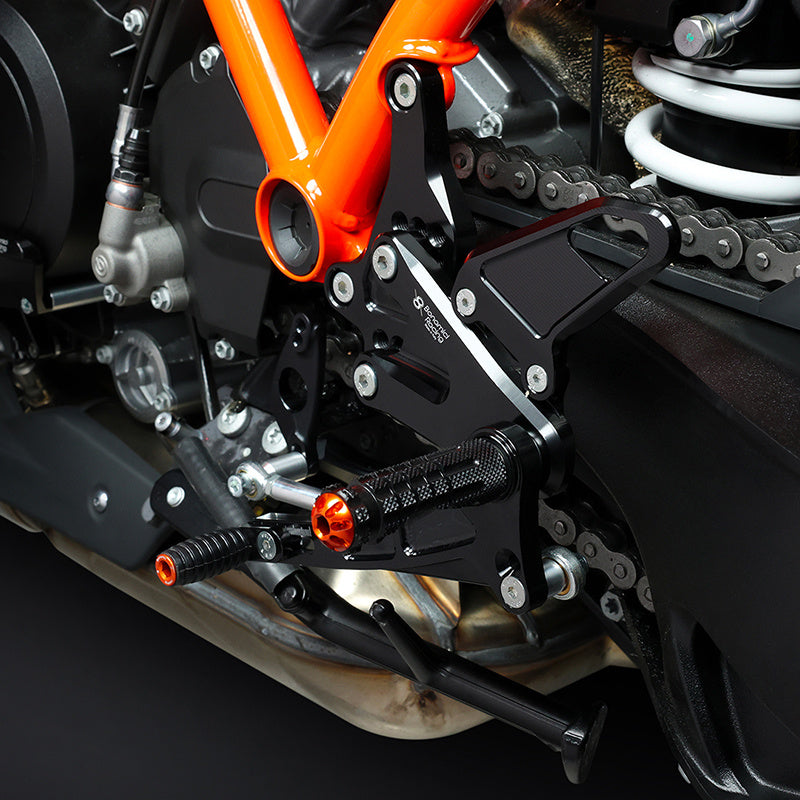 Bonamici Racing Adjustable Rearsets - KTM 1290-1390 Super Duke R
