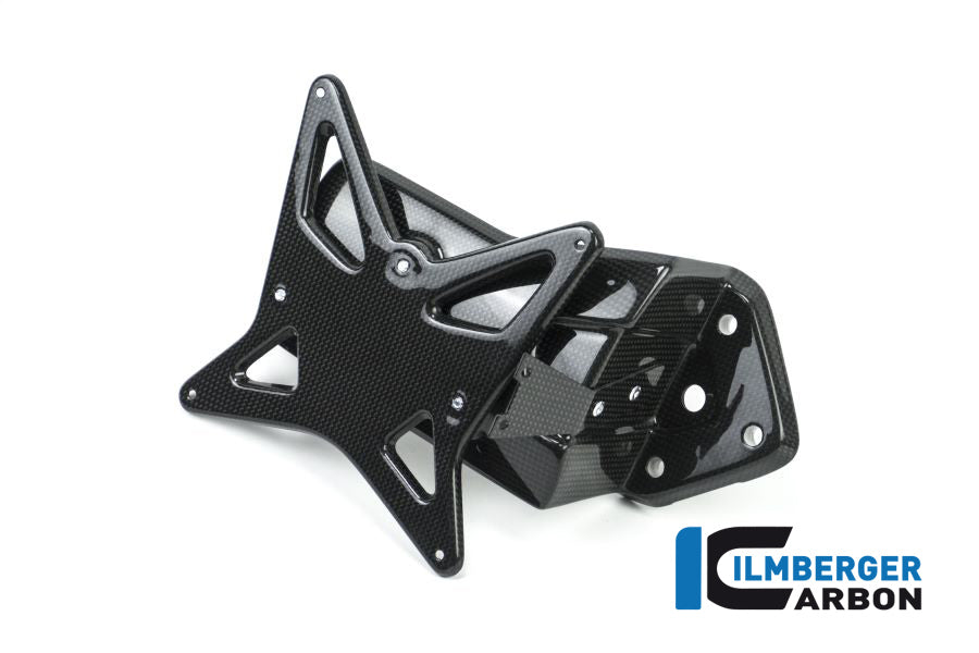 Ilmberger Carbon License Plate Holder Withbelt Guard Ducati XDiavel 2016 / Diavel 1260 - Gloss