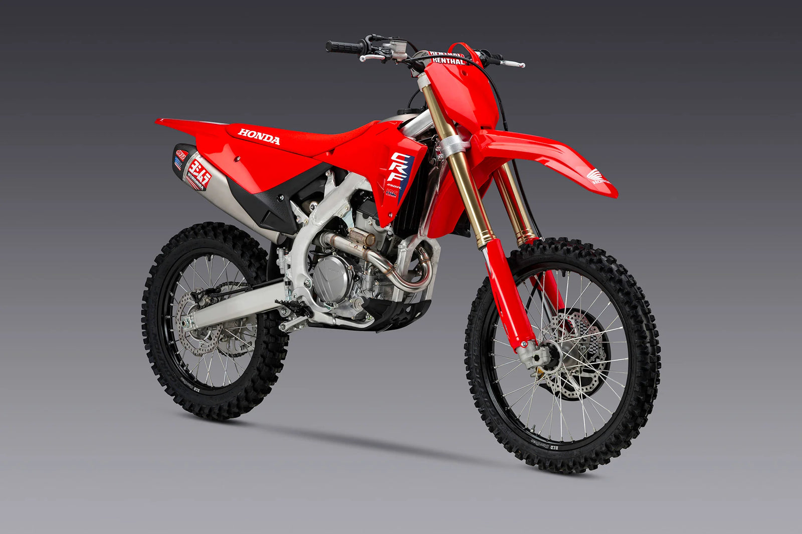 Yoshimura CRF250R/RX 25-26 RS-12 Stainless Full Exhaust, W/ Stainless Muffler
