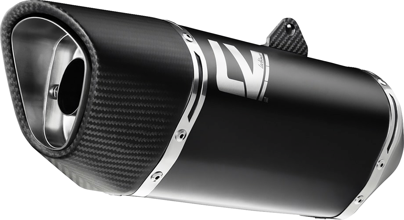 LeoVince LV-14 R Slip-On Muffler - Black Edition - Z/Ninja 400/500