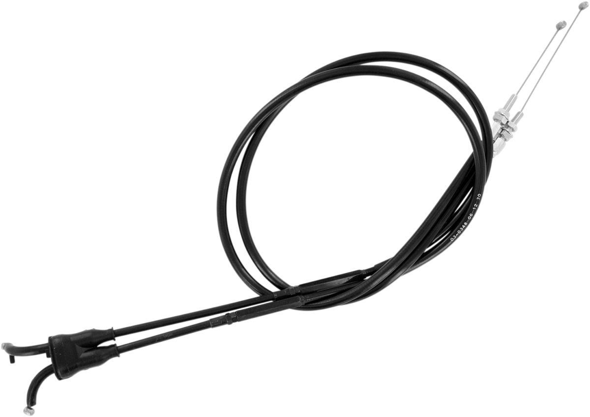 Motion Pro Black Vinyl Throttle Cable - Push/Pull - '04 Kawasaki/Suzuki 250