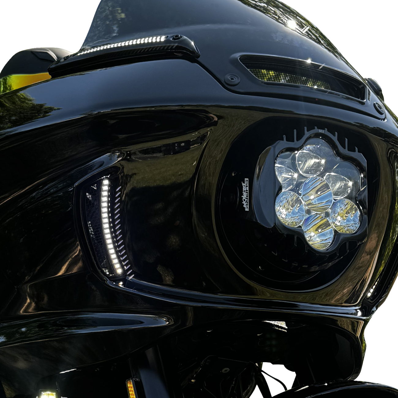 Custom Dynamics Fairing Vent Light - Amber/White