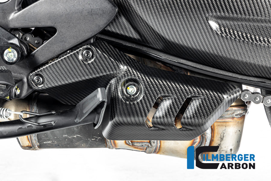 Ilmberger Carbon Exhaust Cover Left Ducati Diavel Bentley Matte