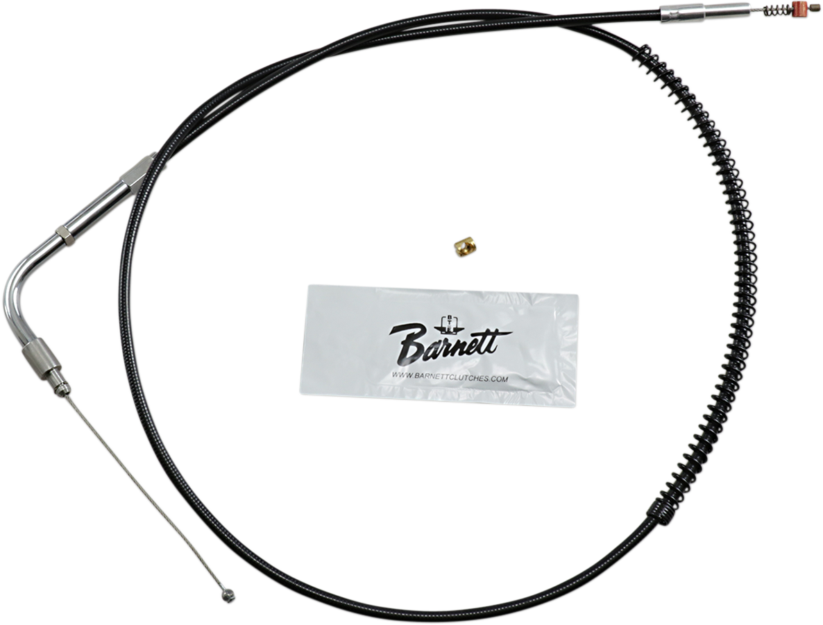 Barnett Black Vinyl Idle Cable - +6" Size - 36-1/2" Length
