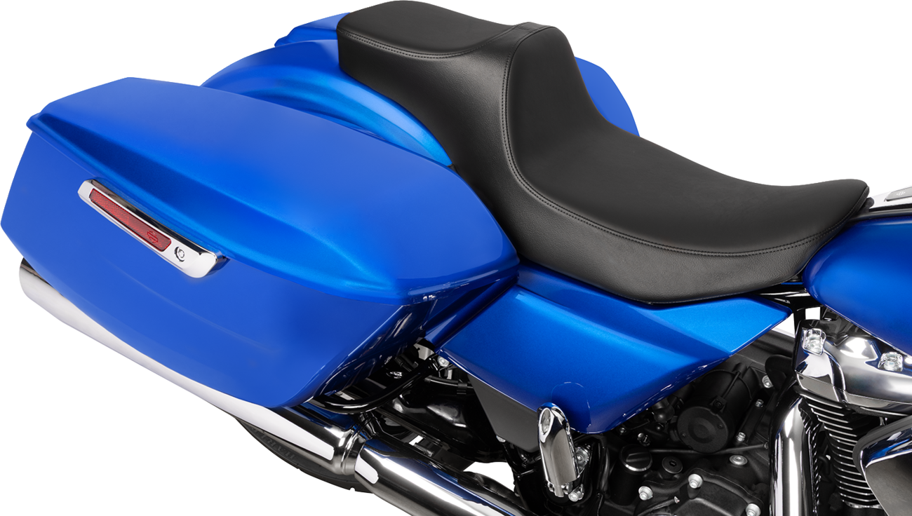 Drag Specialties Seats Extended Reach Predator III Seat - Vinyl/Solar Reflective Leather - Slipstop - FLH/FLT '23-'24