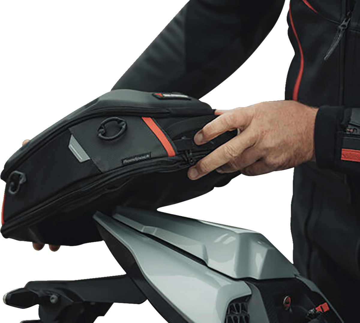 SW-Motech PRO Roadpack Tail Bag - 8 To 14 Liter - Black/Anthracite