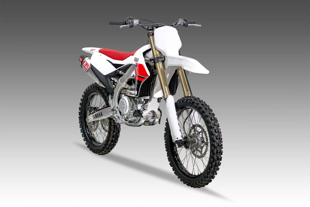 Yoshimura YZ450F 2026 RS-12 Stainless Titanium Full Exhaust, W/ Aluminum Muffler