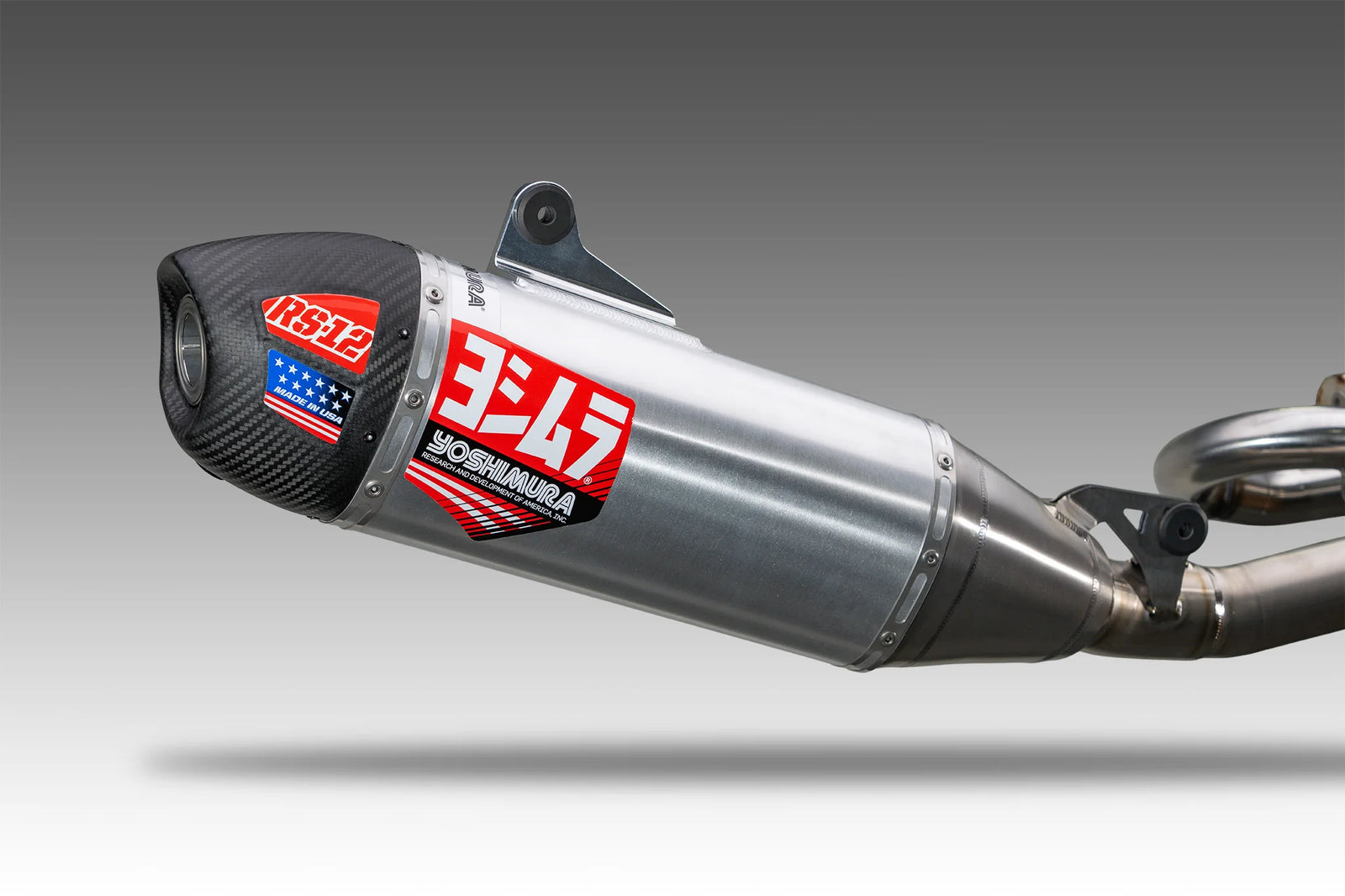 Yoshimura YZ450F 2026 RS-12 Stainless Titanium Full Exhaust, W/ Aluminum Muffler