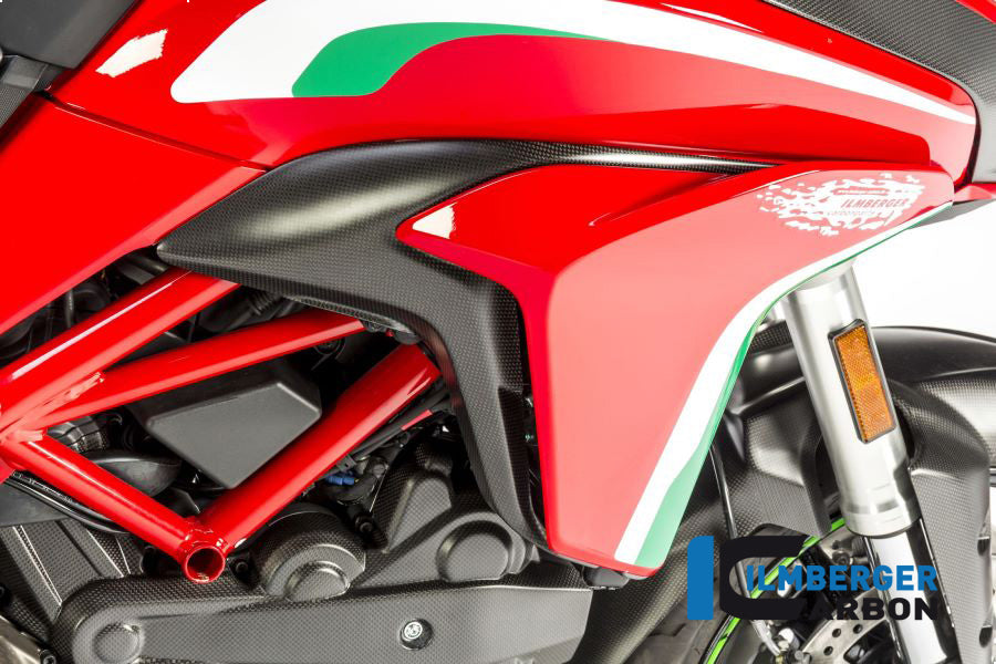 Ilmberger Carbon Air Vent Cover On Side Fairing Right Side Surface Ducati MTS 2015 - Matte