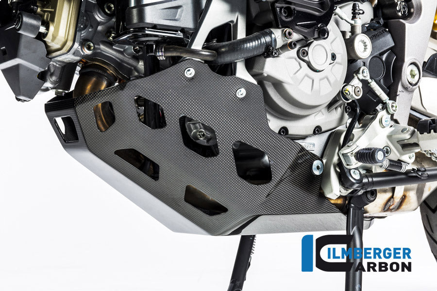Ilmberger Carbon Belly Pan Surface Ducati MTS 1200 2016 Enduro - Gloss