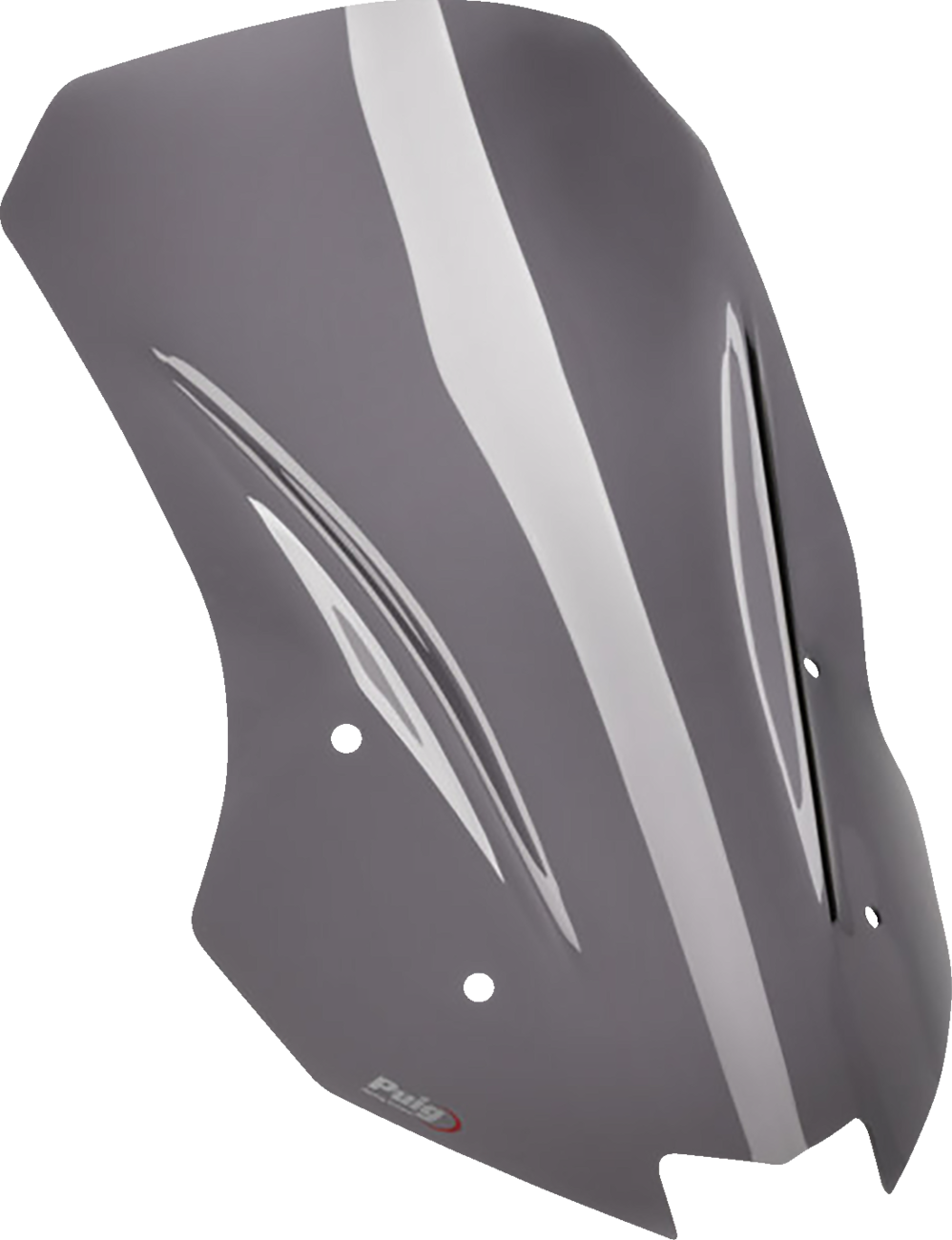 PUIG HI-Tech Parts Touring Windscreen - 18-5/8" - Dark Smoke - KLR 650