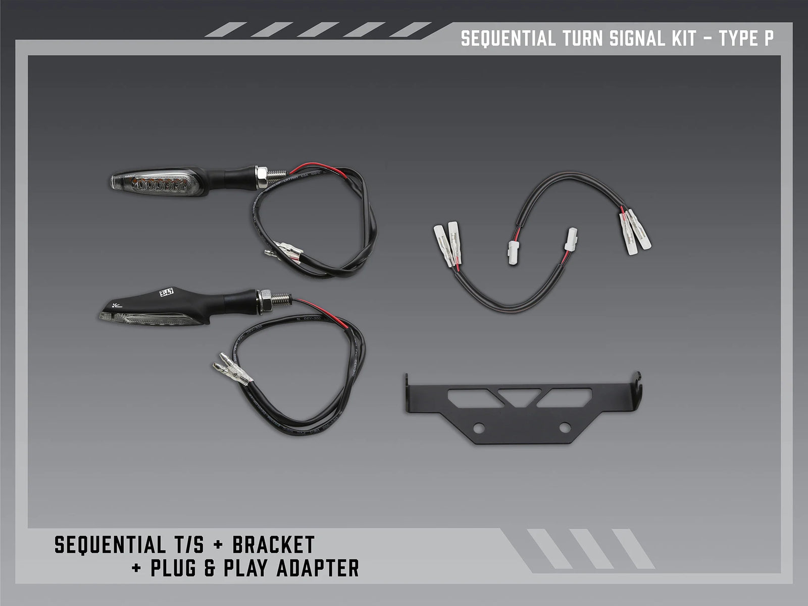 Yoshimura Type P Sequential Signal Kit For V2 Fender Eliminators