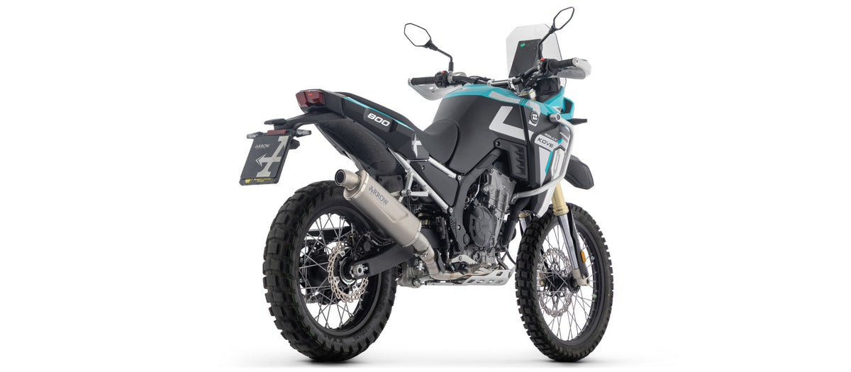 72667PO Indy Race Evo Titanium Slip On With Steel End Cap