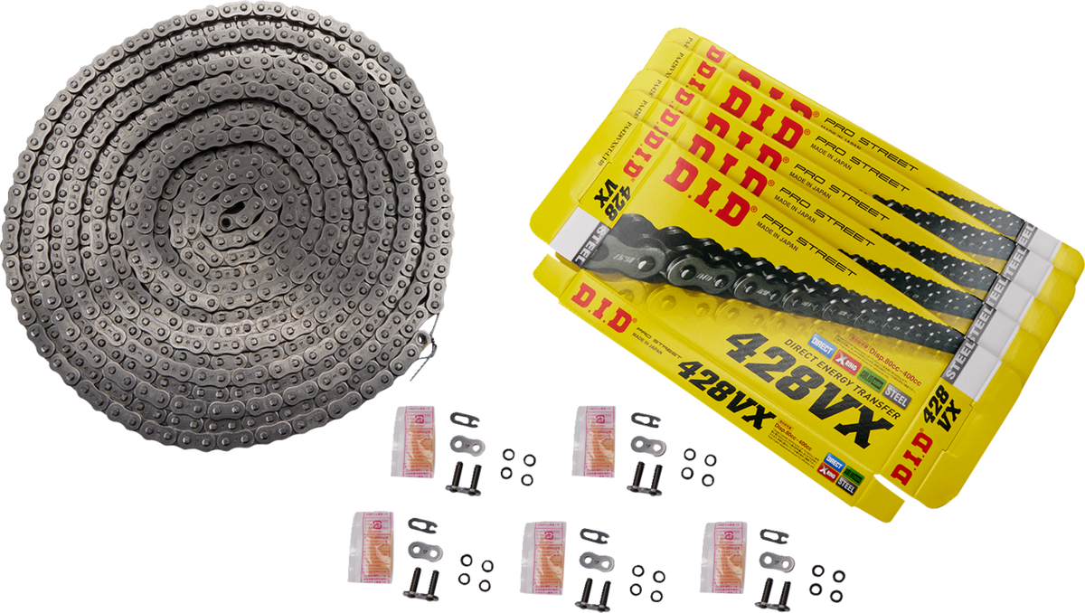 DID 428 VX Series X-Ring Chain - 25 Feet