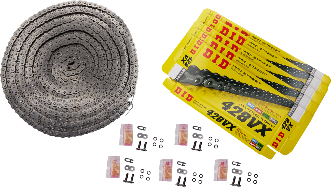 DID 428 VX Series X-Ring Chain - 25 Feet