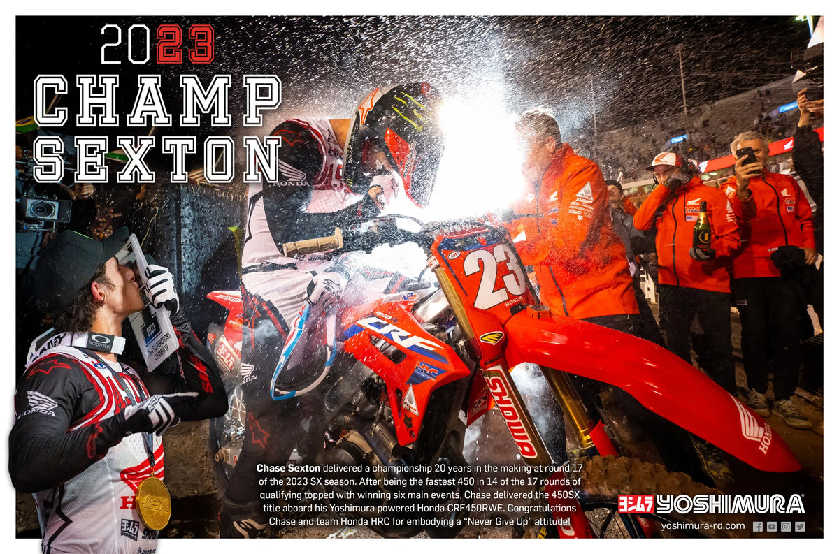Yoshimura CRF450R/RX 2021-2024 / CRF450R-S 2023-2024 RS-12 Titanium Full Exhaust, W/ Titanium Muffler