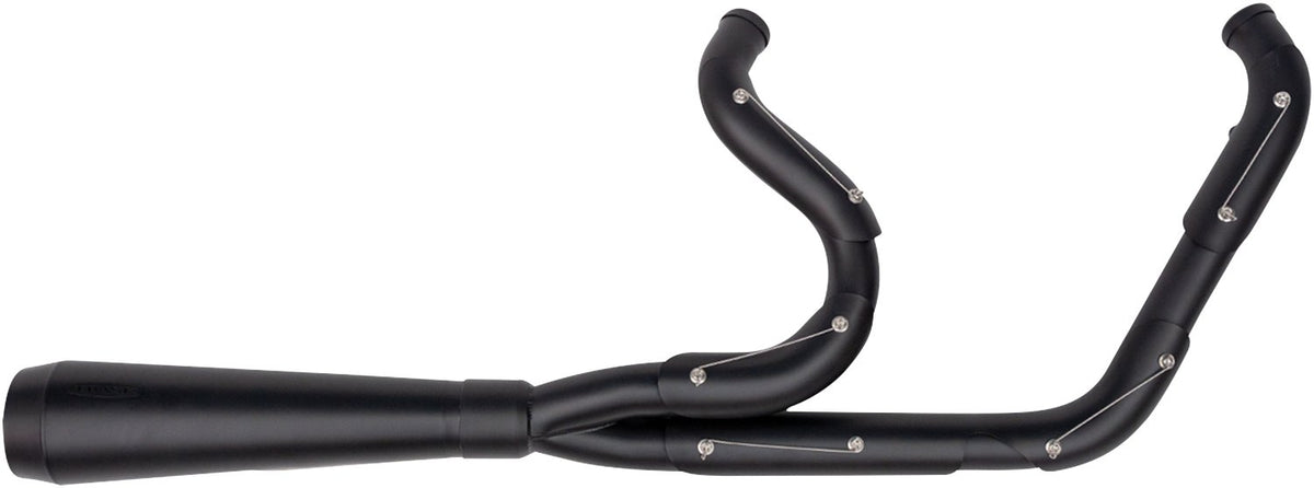 Trask 2-Into-1 Assault Exhaust System - Black / Black