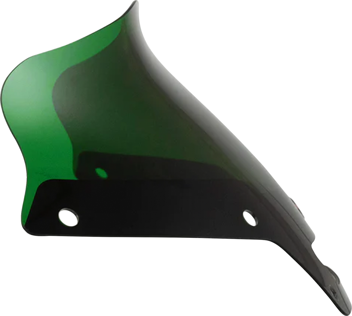 Klock Werks Kolor Flare® Windshield - 6" - Green - '22-'25 FXLRST