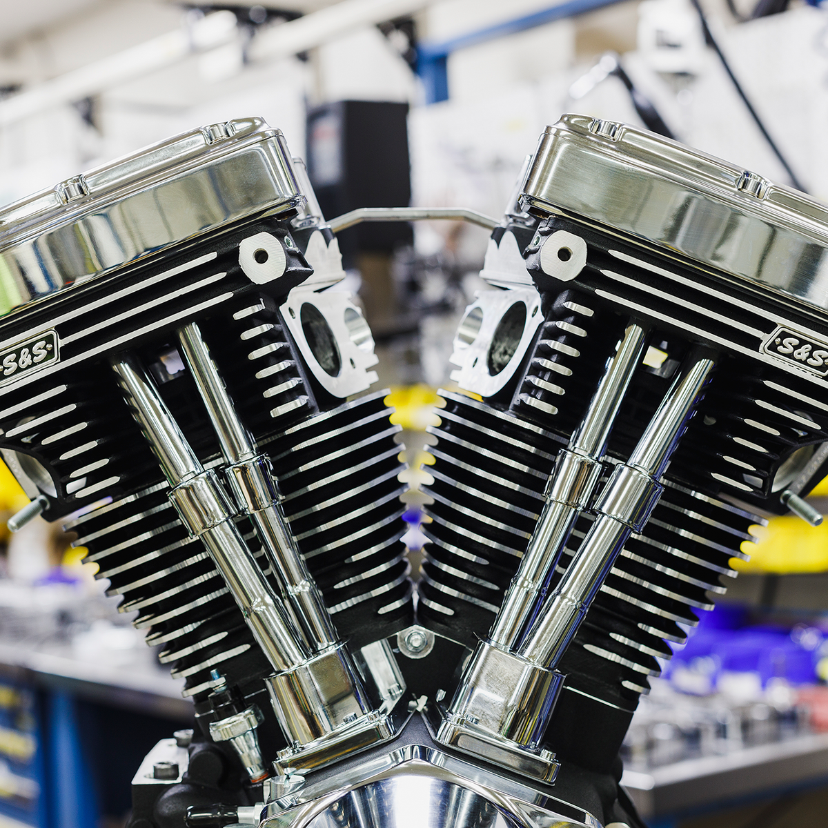 S&S Cycle V124 Long Block Engine