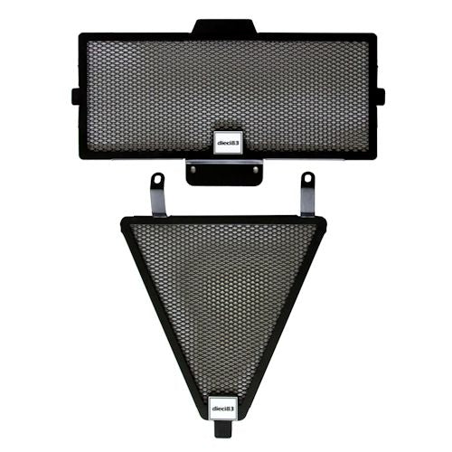 Dieci83 Aluminum Radiator Guard Set for Ducati Panigale V2