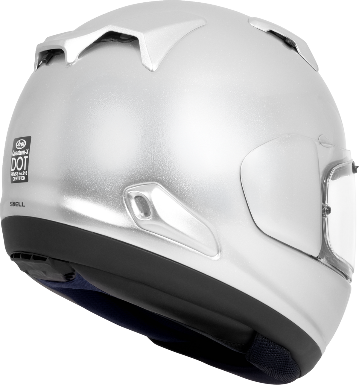ARAI Helmets Quantum-X Helmet - Aluminum Silver / Gloss / Silver / XL