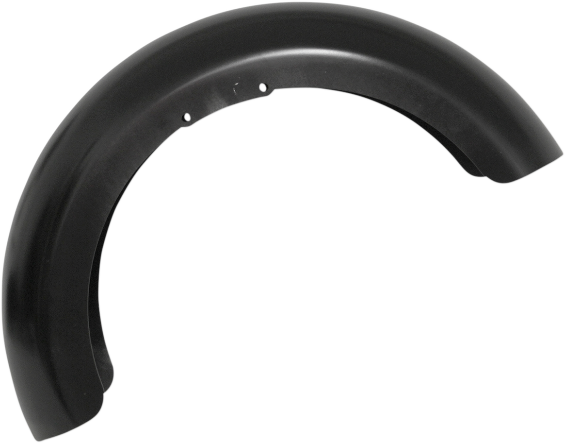 Klock Werks Wrapper Front Fender - Black - 18" - HD Softail