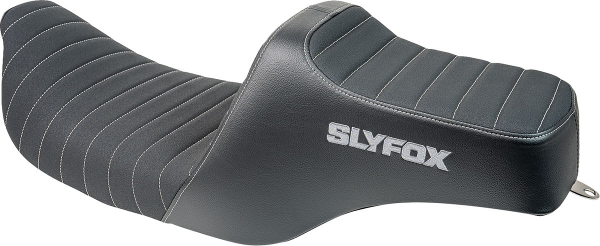 Slyfox High Noon Seat - Vinyl - Classic Stitch - Gray Logo - FL '97-'07