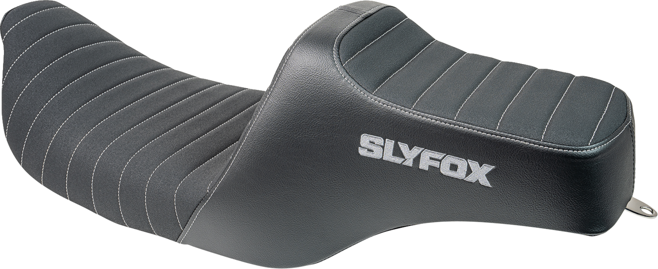 Slyfox High Noon Seat - Vinyl - Classic Stitch - Gray Logo - FL '97-'07
