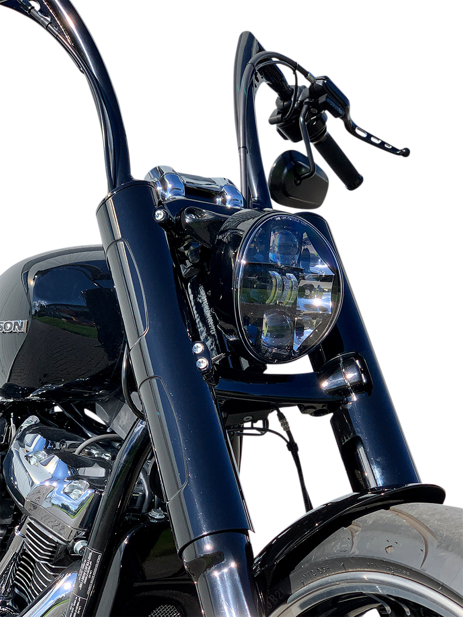 Kodlin USA Fork Cover - Black - '18-'24 FXBR/FXBRS