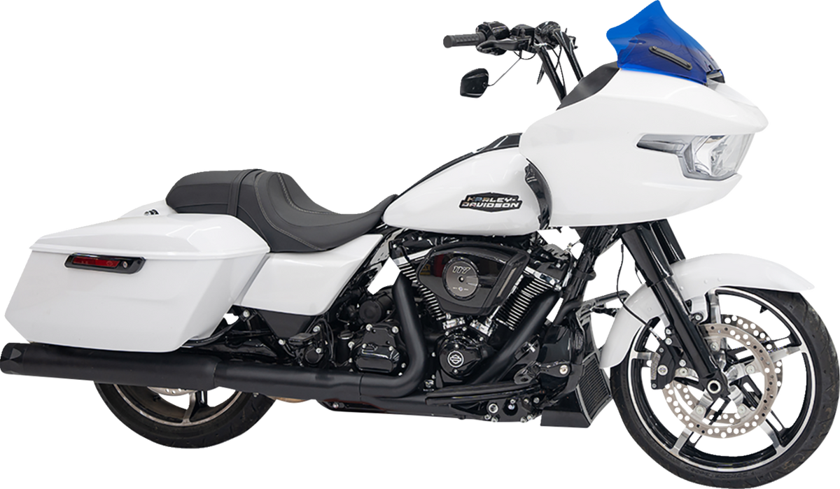 Klock Werks Kolor Flare® Windshield - 10" - Blue - '23-'25 FLTRX