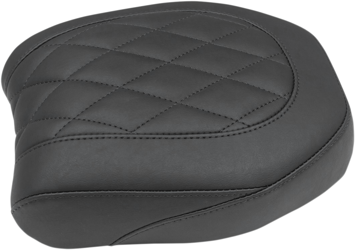 Mustang Wide Tripper Rear Seat - Diamond - Black - FXDF '14-'17