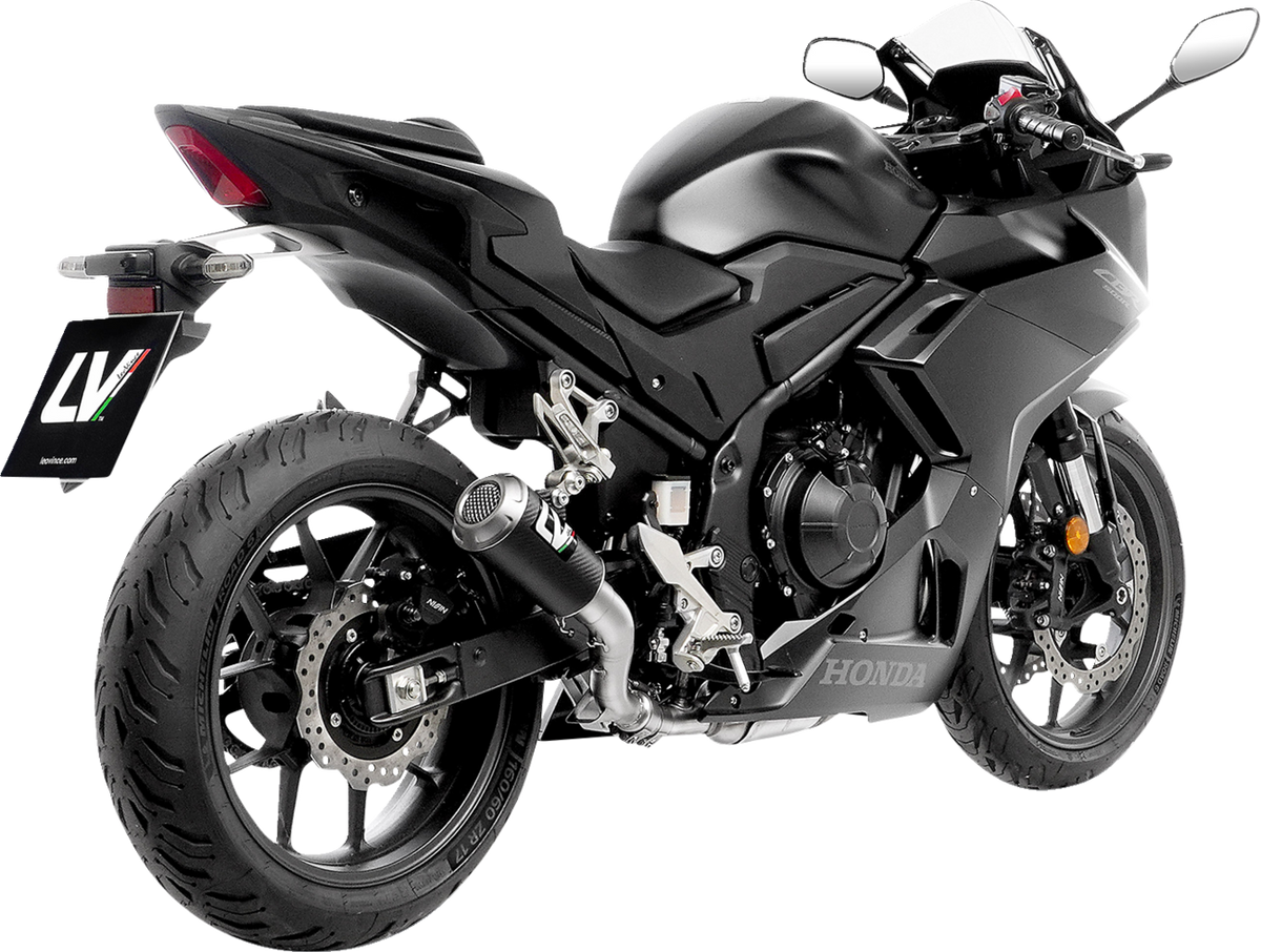 LeoVince LV-10 Slip-On Muffler - Carbon - CB/CBR 500 F/R/X