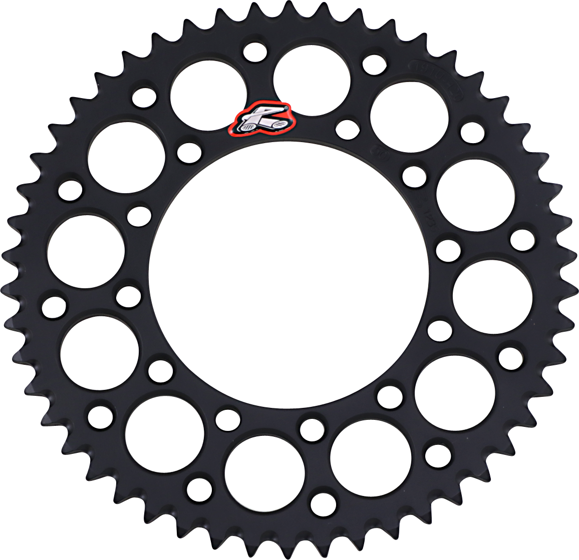 Renthal Rear Sprocket - Aluminum - 50 Tooth - Black - Kawasaki