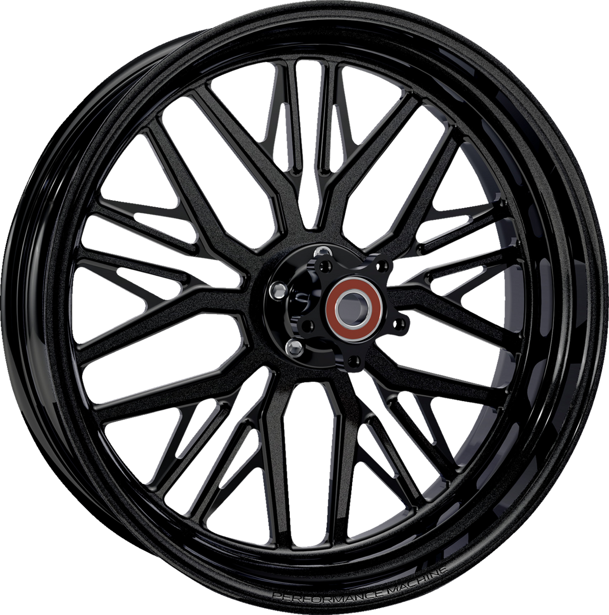 Performance Machine (PM) Wheel - Phatour - Front - Dual Disc/Without ABS - Black Ops - 18x5.5