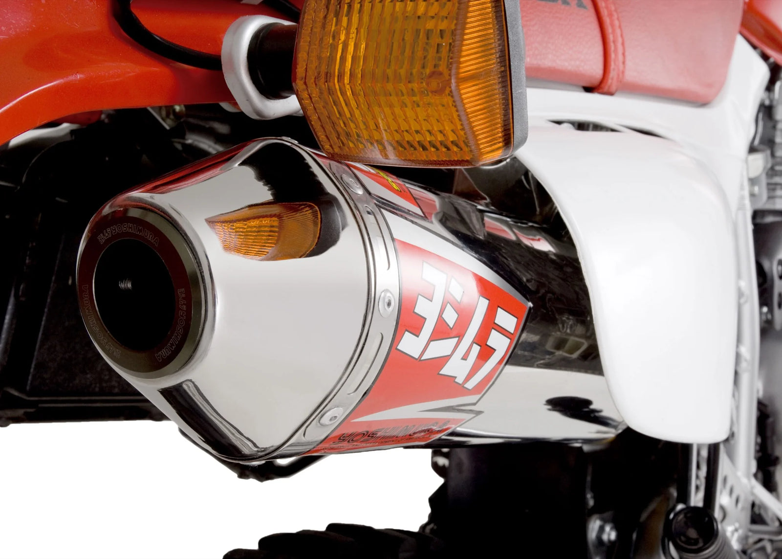 Yoshimura XR650L 93-25 RS-2 Stainless Slip-On Exhaust, W/ Stainless Muffler