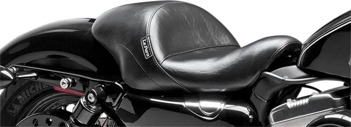 Le Pera Aviator Up Front Solo Seat - Smooth - Black - XL '04-'22
