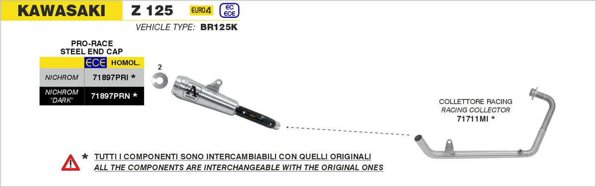 Arrow 71711MI Racing Header