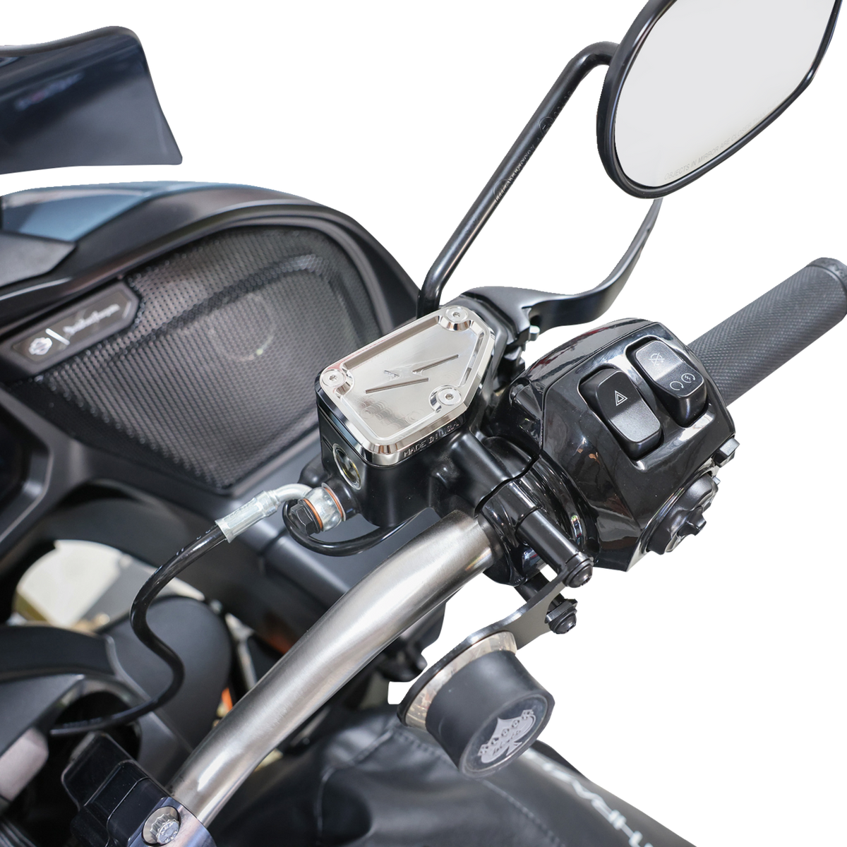 Thrashin Supply CO. Master Cylinder Cover - Brake - Front - Chrome