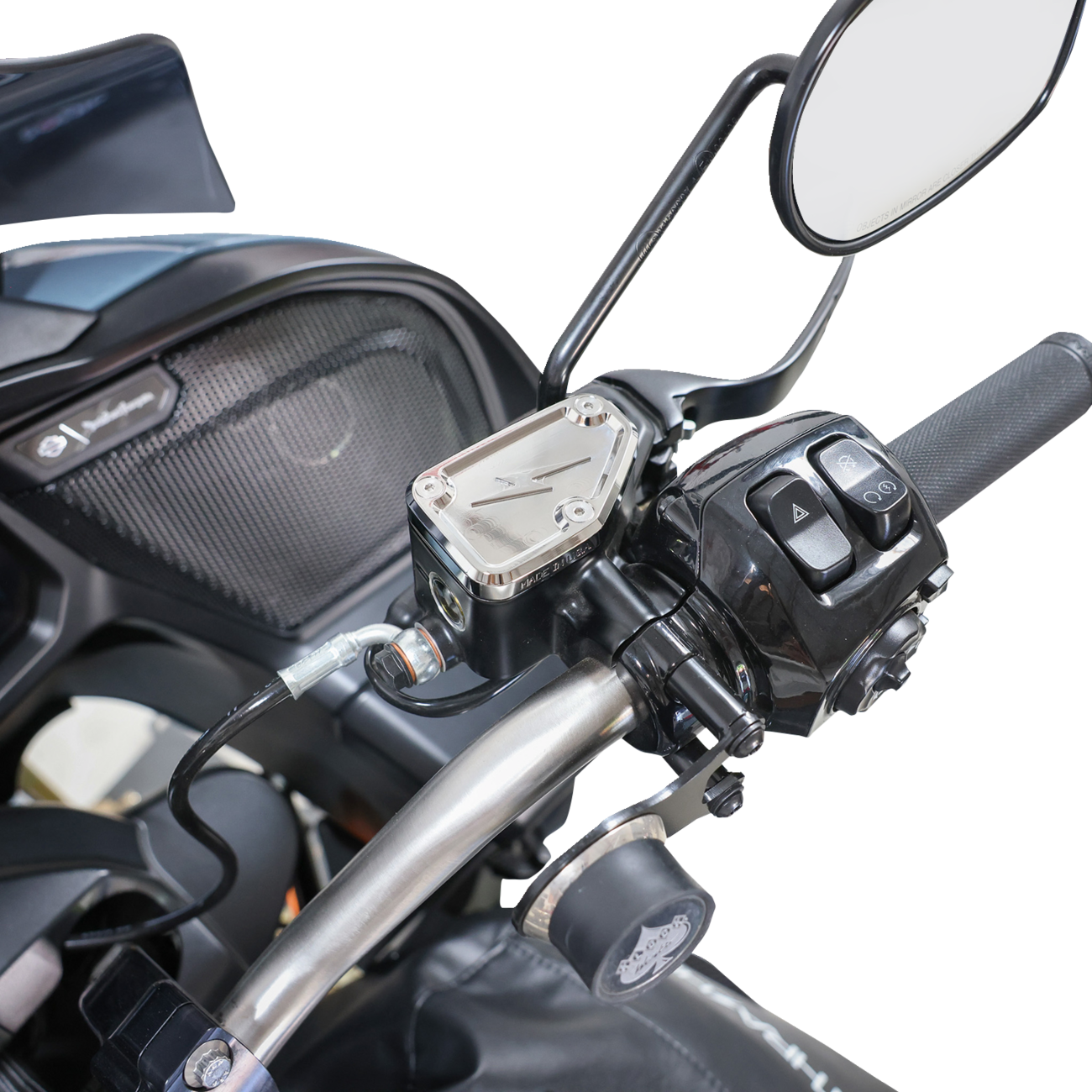 Thrashin Supply CO. Master Cylinder Cover - Brake - Front - Chrome