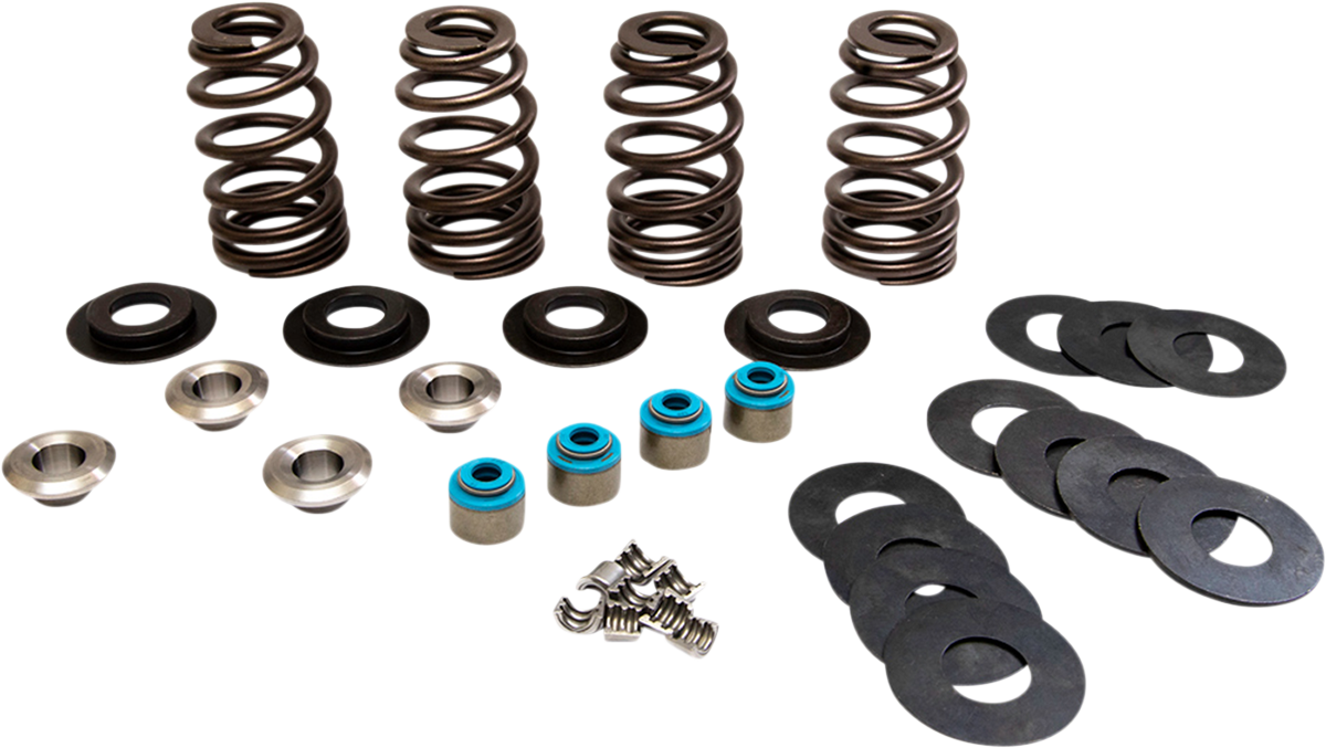 Feuling Parts Valve Spring Kit - TI Retainers - For 7.00 MM Valve Stem - Twin Cam