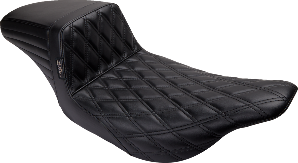 Le Pera Kickflip Seat - Double Diamond - Black - FL '97-'07