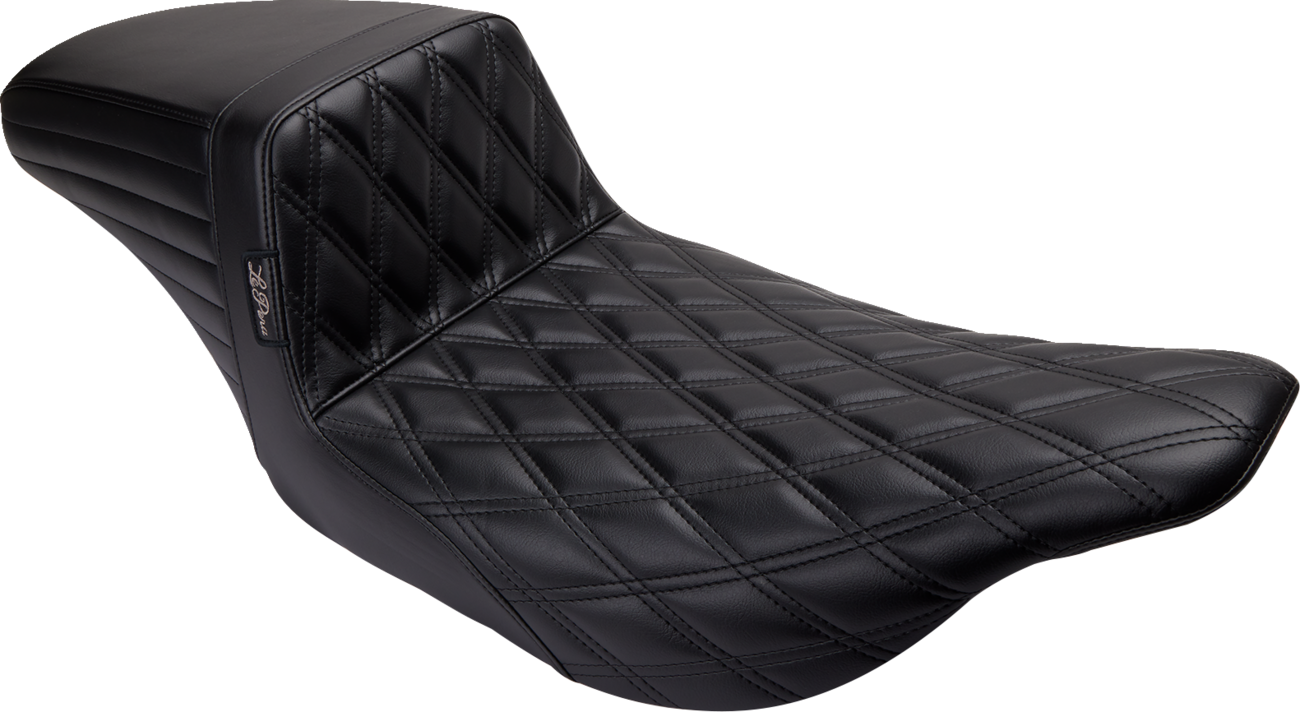 Le Pera Kickflip Seat - Double Diamond - Black - FL '97-'07